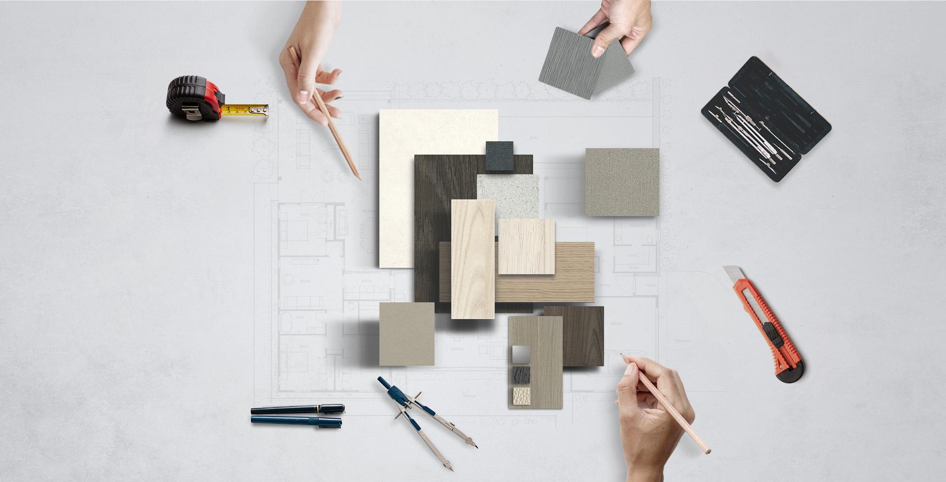 Innovative
Surfaces
for Visionary 
Designers